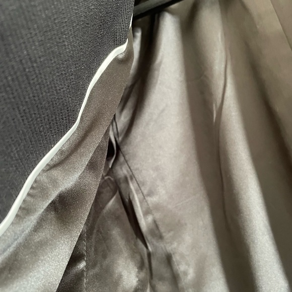 Banana Republic Women's Twill Jacket Size 8 Dark Navy Blue Lined Single Breast - Picture 5 of 11